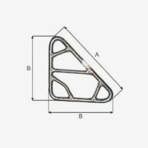 Triangles Stainless Steel 30mm