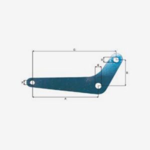 Danleno Arm Steel Blue Painted