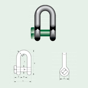 Green Pin G-4154 Trawl Dee Shackles SP