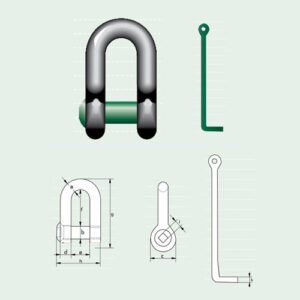Green Pin G-4159 Trawl Dee Shackles FP